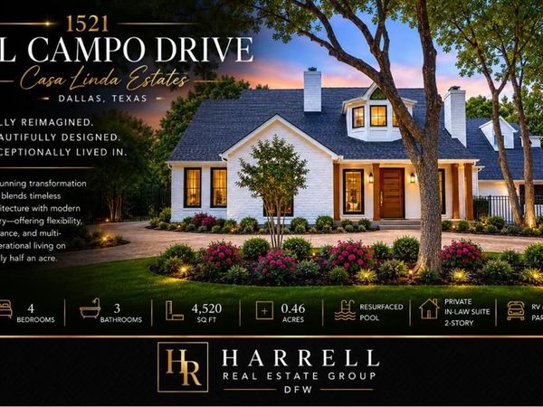 1521 El Campo Drive, Dallas, TX 75218