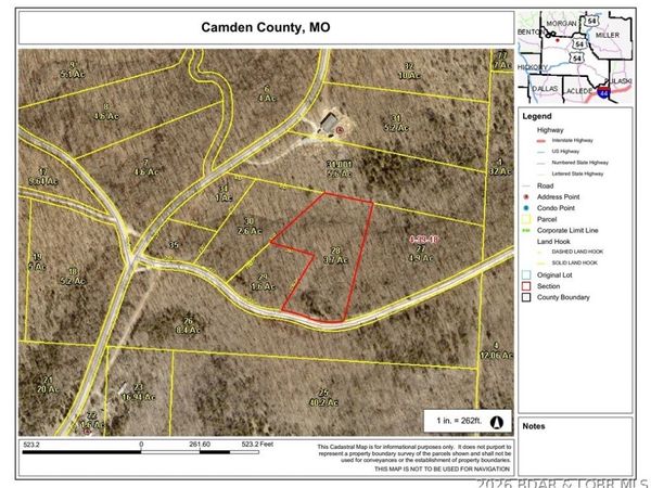 3.7 ac Bellevue Road , Climax Springs, MO