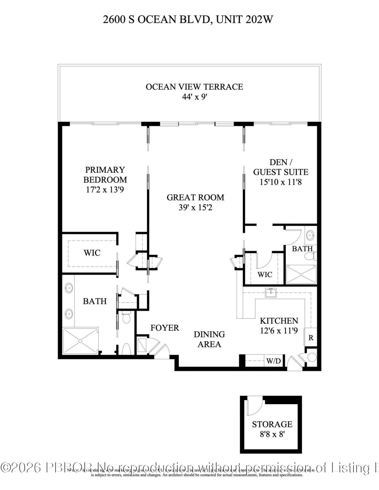 2600 S Ocean Boulevard, Unit 202W, Palm Beach, FL 33480 Photo
