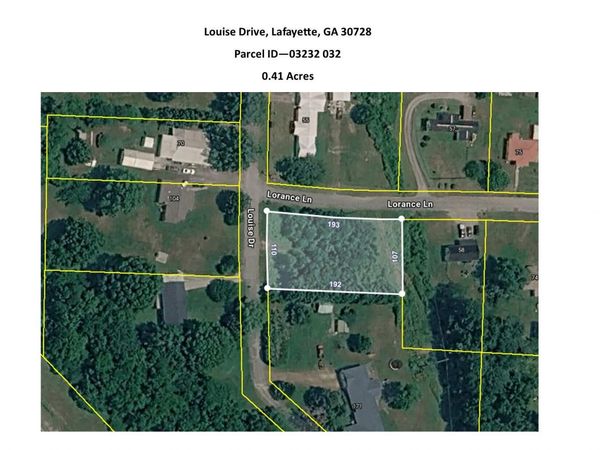 0 Louise Drive, LaFayette, GA 30728