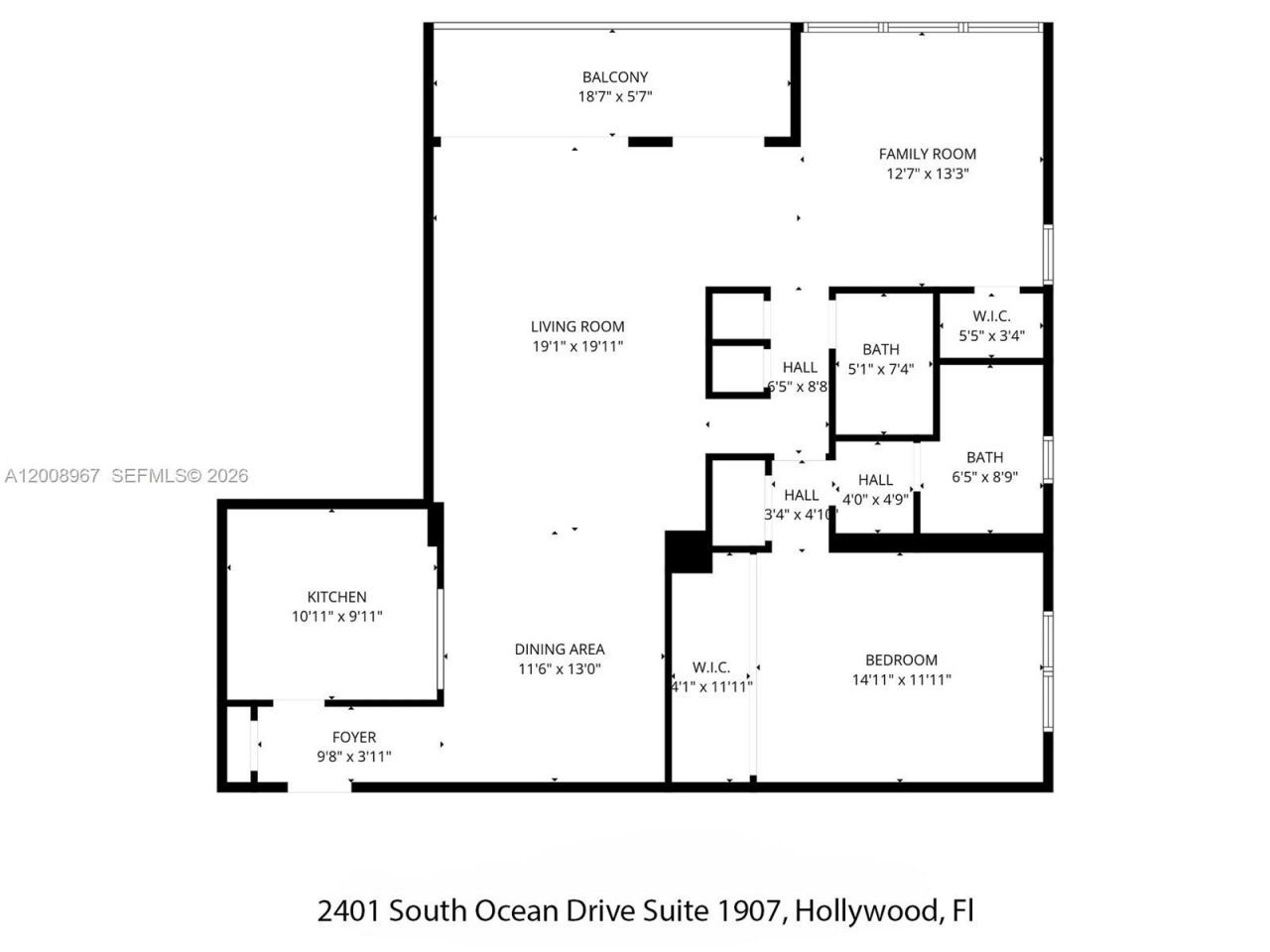 2401 S Ocean Dr , Unit 1907, Hollywood, FL 33019 Photo