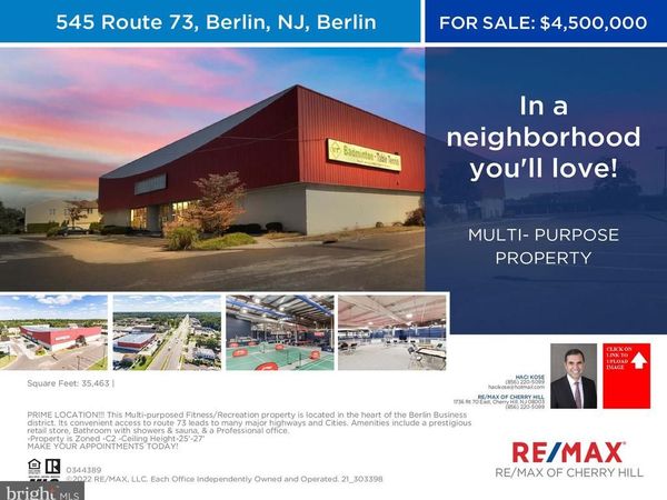 545 549 N ROUTE 73 , WEST BERLIN, NJ 08091