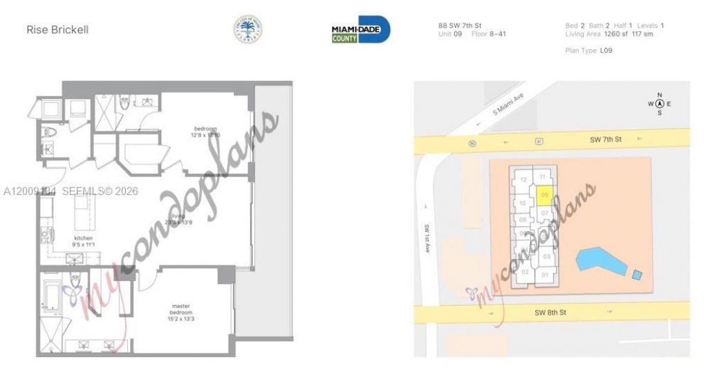 88 SW 7th St , Unit 1009, Miami, FL 33130 Photo