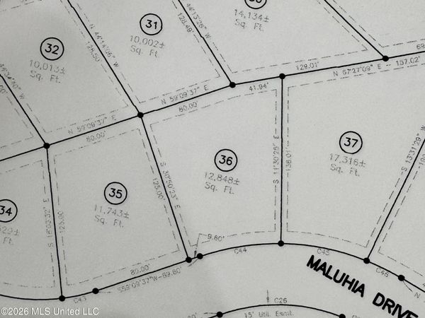 Lot 36 Maluhia Drive, Diamondhead, MS 39525