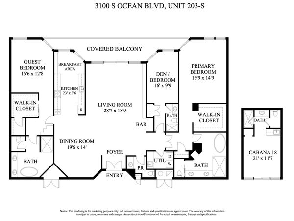 3100 S Ocean Boulevard, Unit 203s, Palm Beach, FL 33480