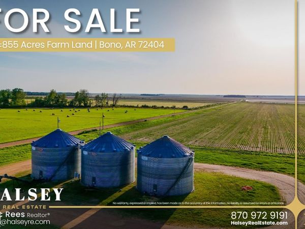 855 Acres in Bono, AR, Bono, AR 72416