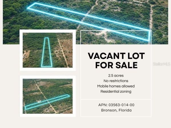 NE 56TH STREET , BRONSON, FL 32621