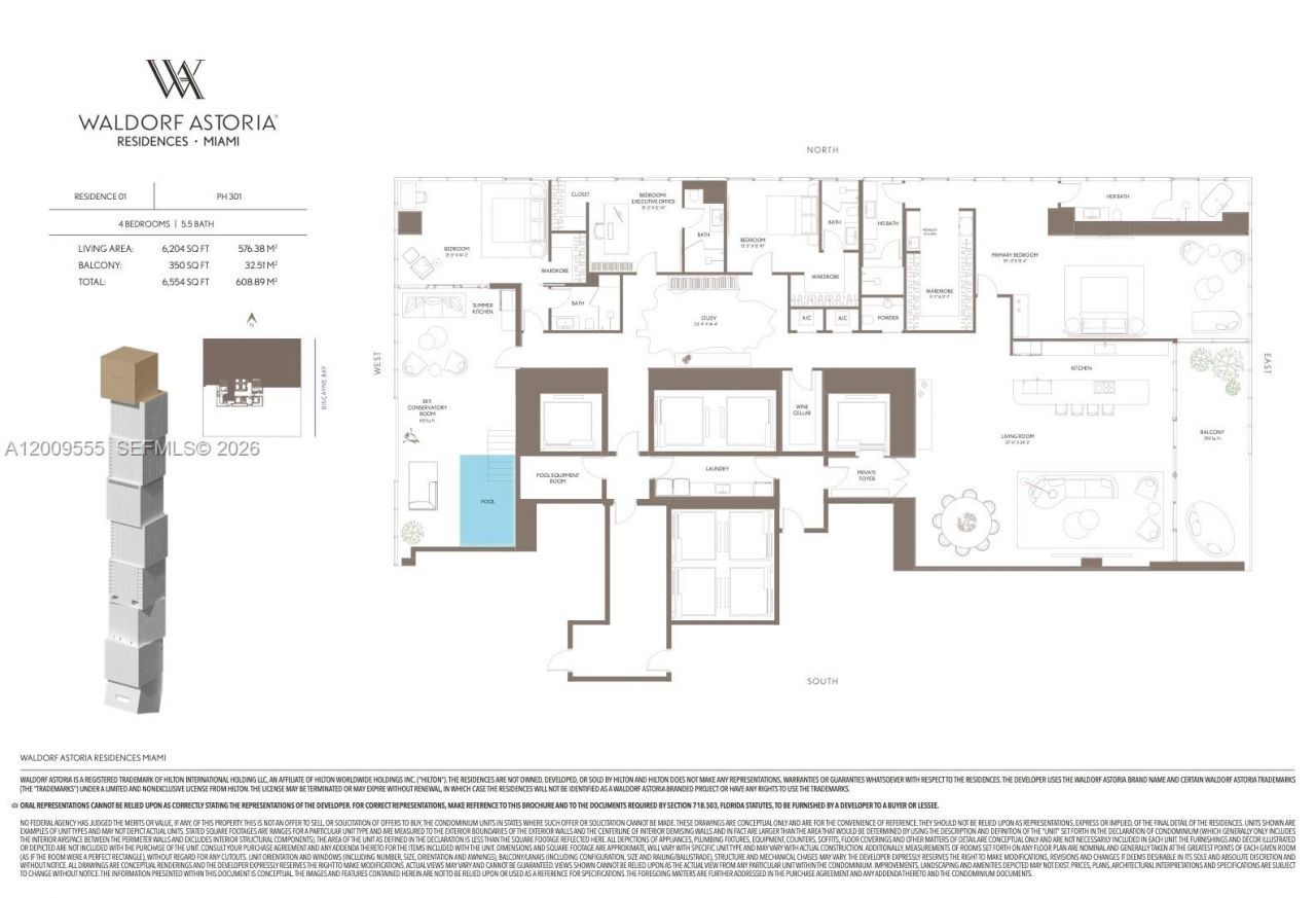 300 N Biscayne Blvd , Unit PH301, Miami, FL 33132 Photo