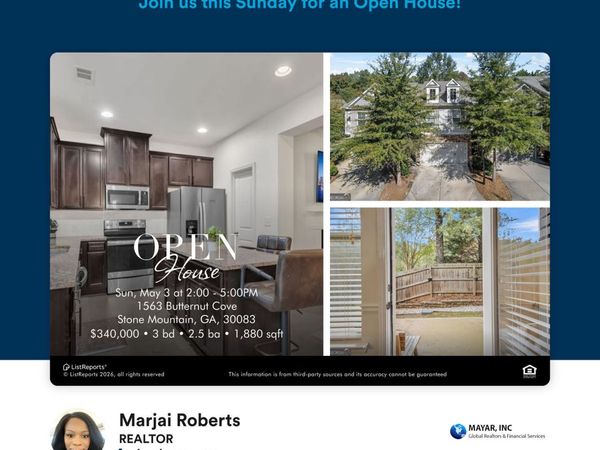 1563 BUTTERNUT Cove, Stone Mountain, GA 30083