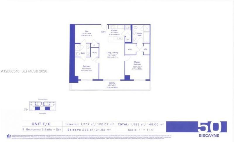 50 Biscayne Blvd , Unit 3308, Miami, FL 33132 Photo