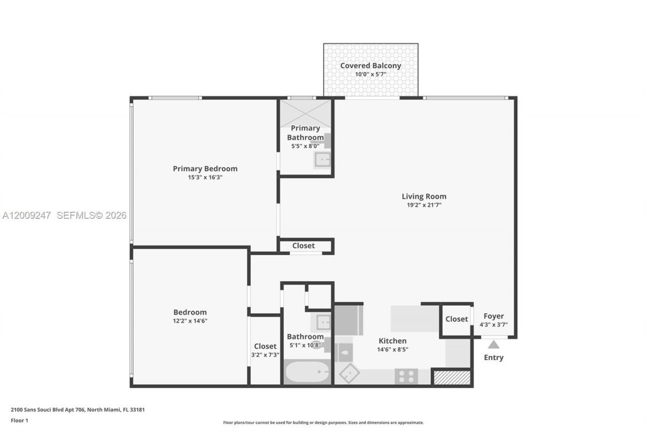 2100 Sans Souci Blvd, Unit B706, North Miami, FL 33181 Photo
