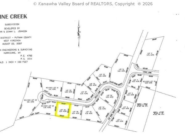 Lot 60 Pine Creek, Hurricane, WV 25526