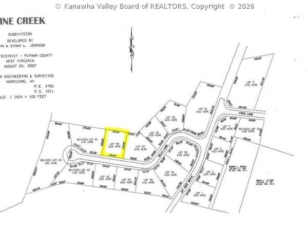 Lot 59 Pine Creek, Hurricane, WV 25526