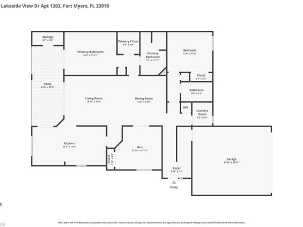 15070 Lakeside View DR, Unit 1202, FORT MYERS, FL 33919