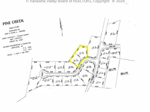 Lot 53/55 Pine Creek, Hurricane, WV 25526
