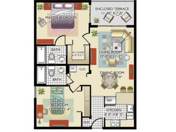 9517 Fontainebleau Boulevard, Unit 551-219, Miami, FL 33172