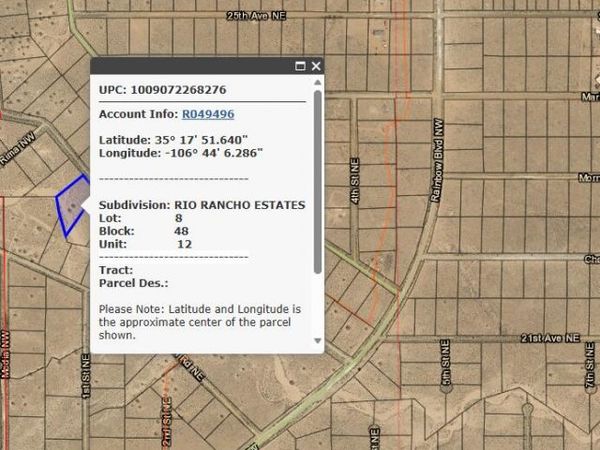 Date Road NE, Rio Rancho, NM 87144