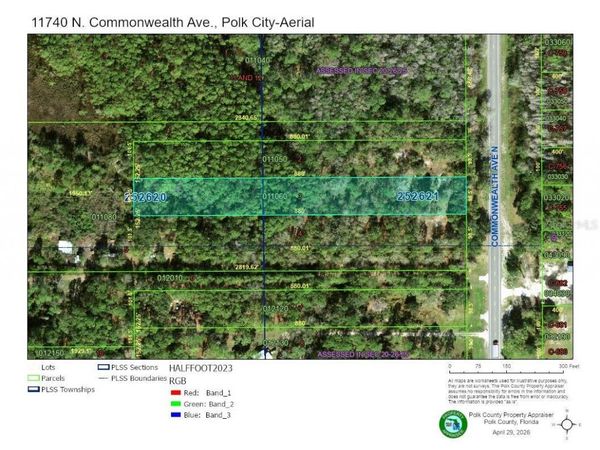 11740 COMMONWEALTH AVENUE N, POLK CITY, FL 33868