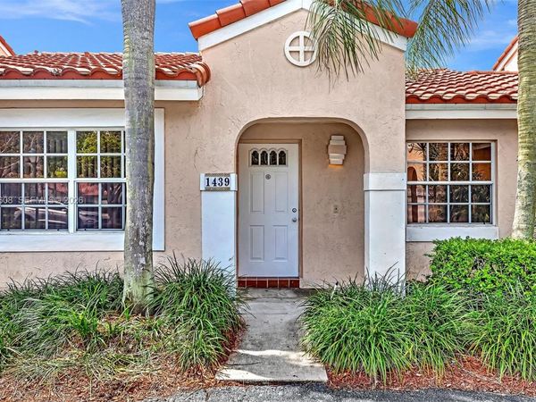 1439 Springside Dr, Unit 1439, Weston, FL 33326