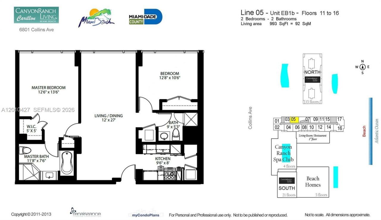 6801 Collins Ave, Unit 1215, Miami Beach, FL 33141 Photo
