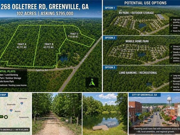 268 Ogletree Road, Greenville, GA 30222