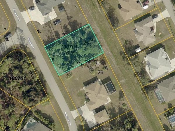 1007-01-1625 WINSLOW LANE , NORTH PORT, FL 34286