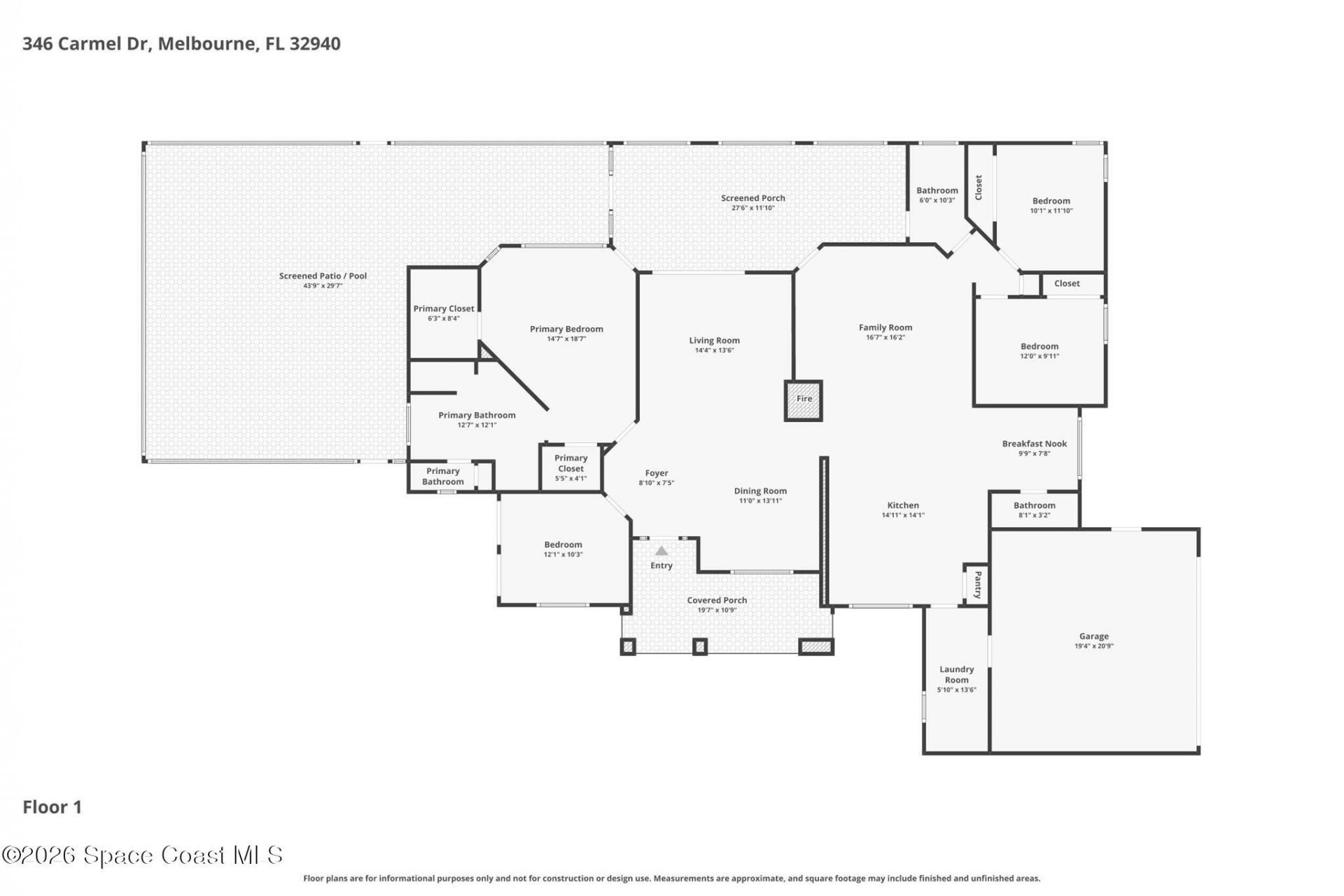 346 Carmel Drive, Melbourne, FL 32940 Photo