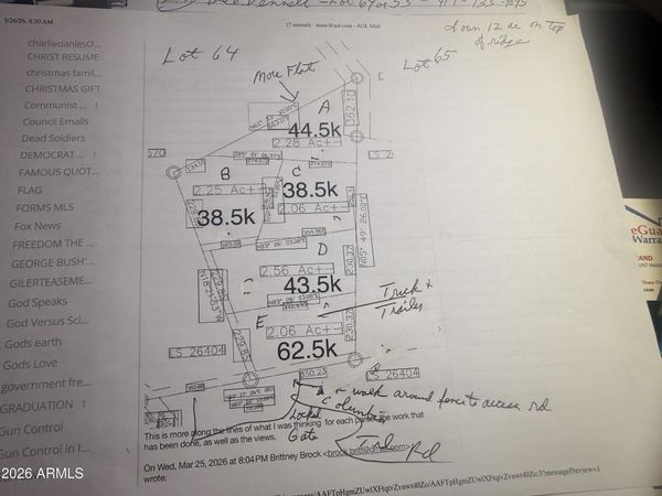 XX000 E Gods View Drive, Unit Parcel D, Morristown, AZ 85342