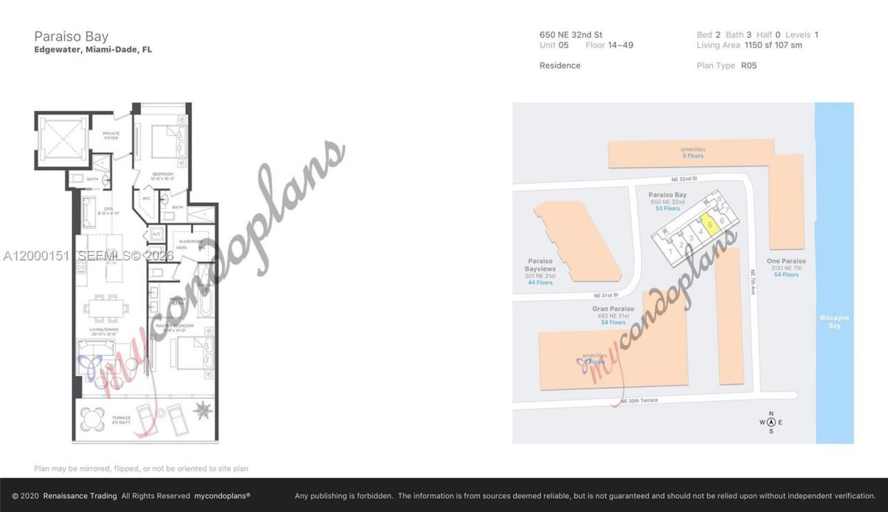 650 NE 32 Street, Unit 1805, Miami, FL 33137 Photo