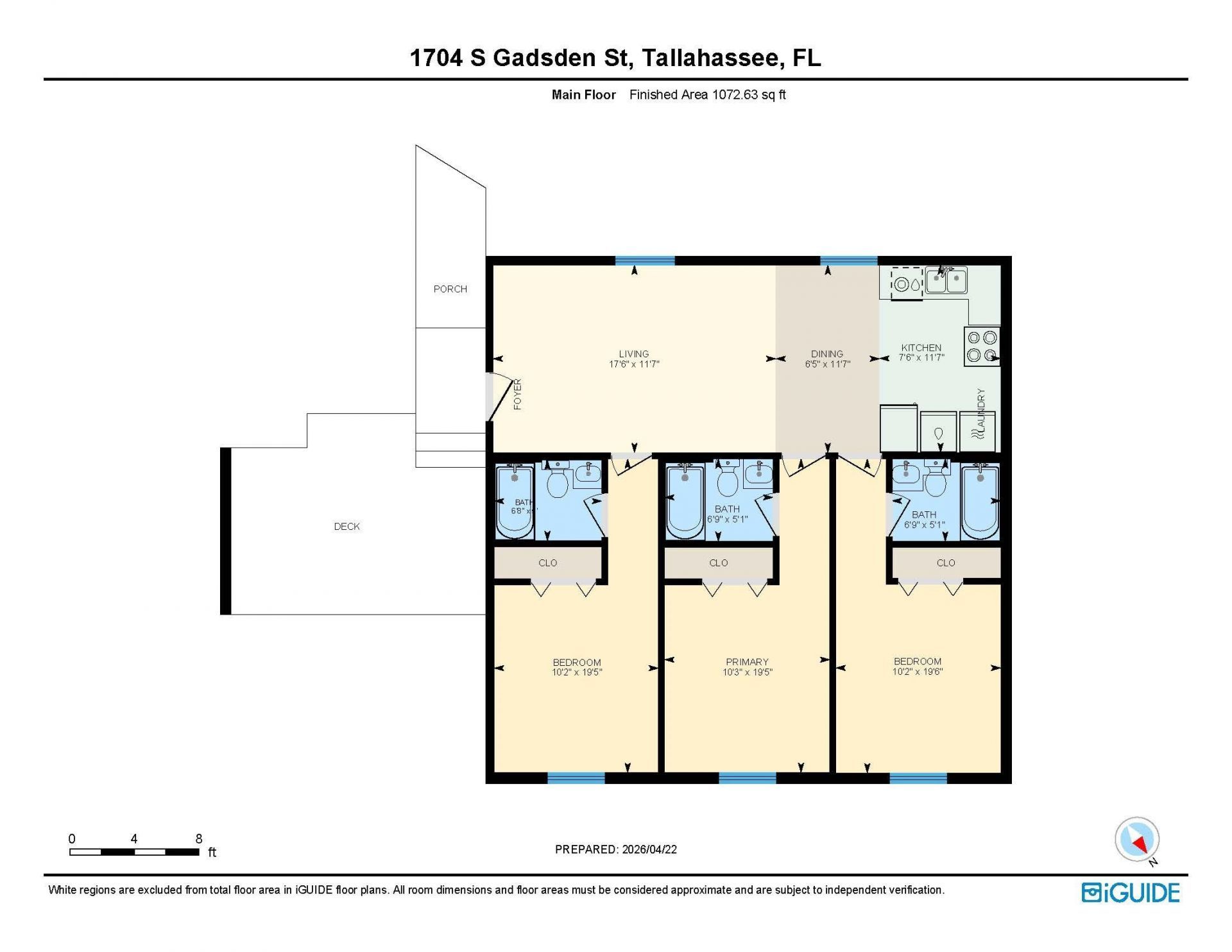 315-317 E Jennings Street, Unit 1, Tallahassee, FL 32301 Photo
