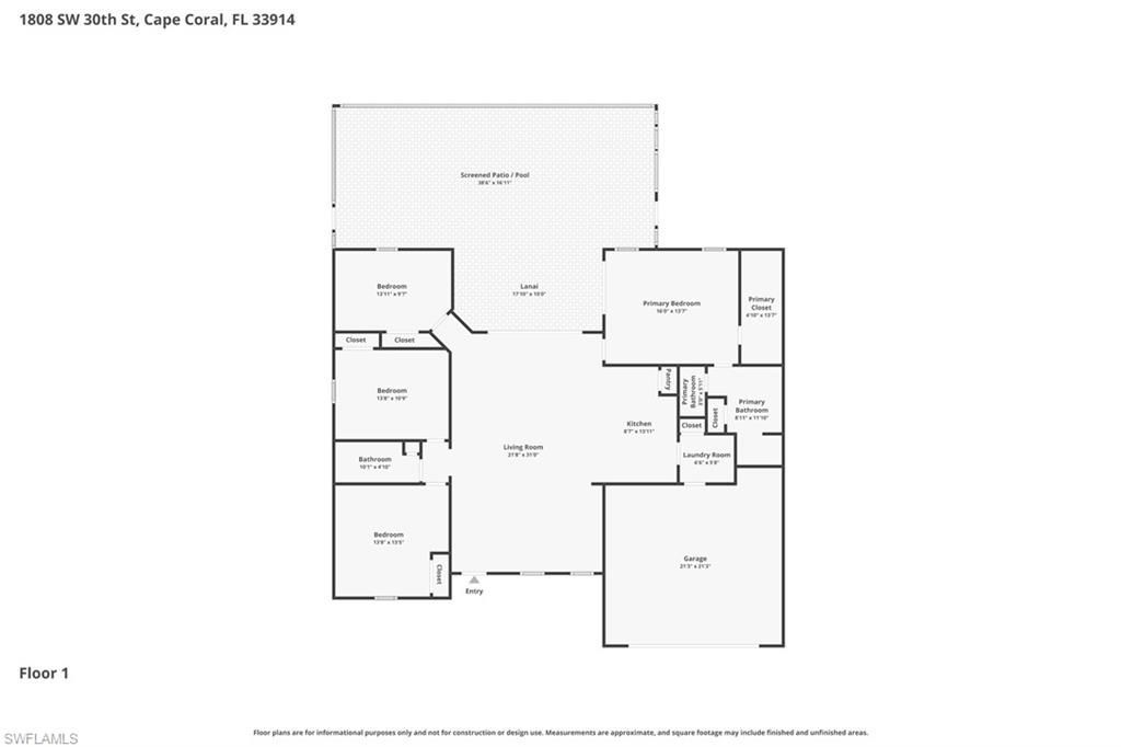 1808 SW 30th St , Cape Coral, FL 33914 Photo