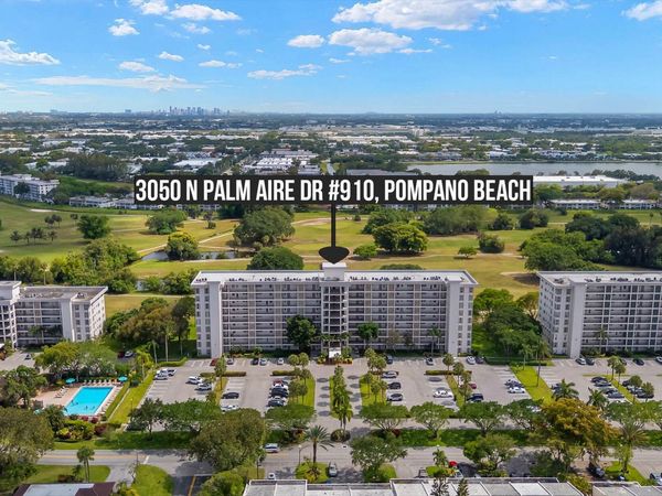 3050 N Palm Aire Drive, Unit 910, Pompano Beach, FL 33069