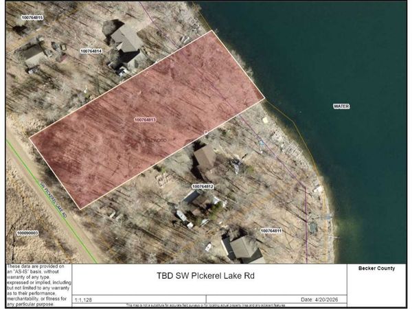 TBD SW PICKEREL LAKE Road , Detroit Lakes, MN 56511