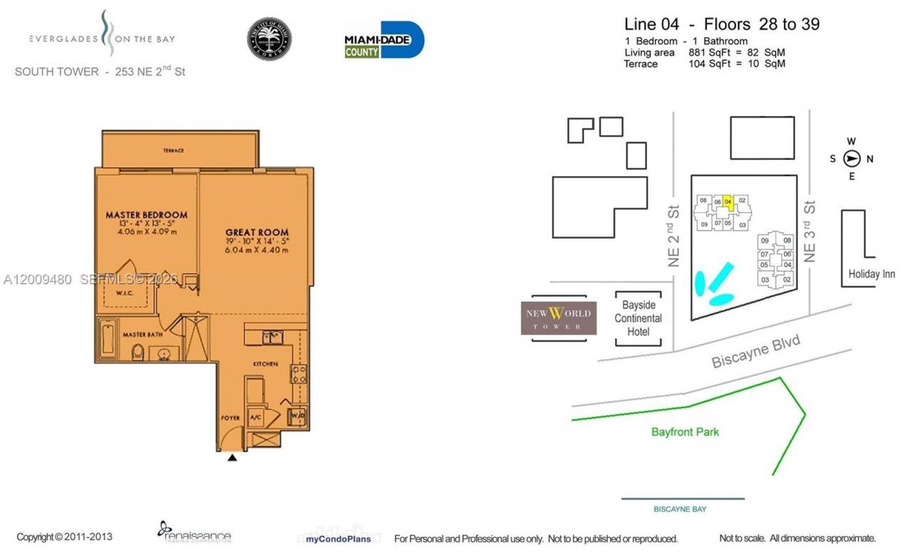 253 NE 2nd St , Unit 3304, Miami, FL 33132 Photo