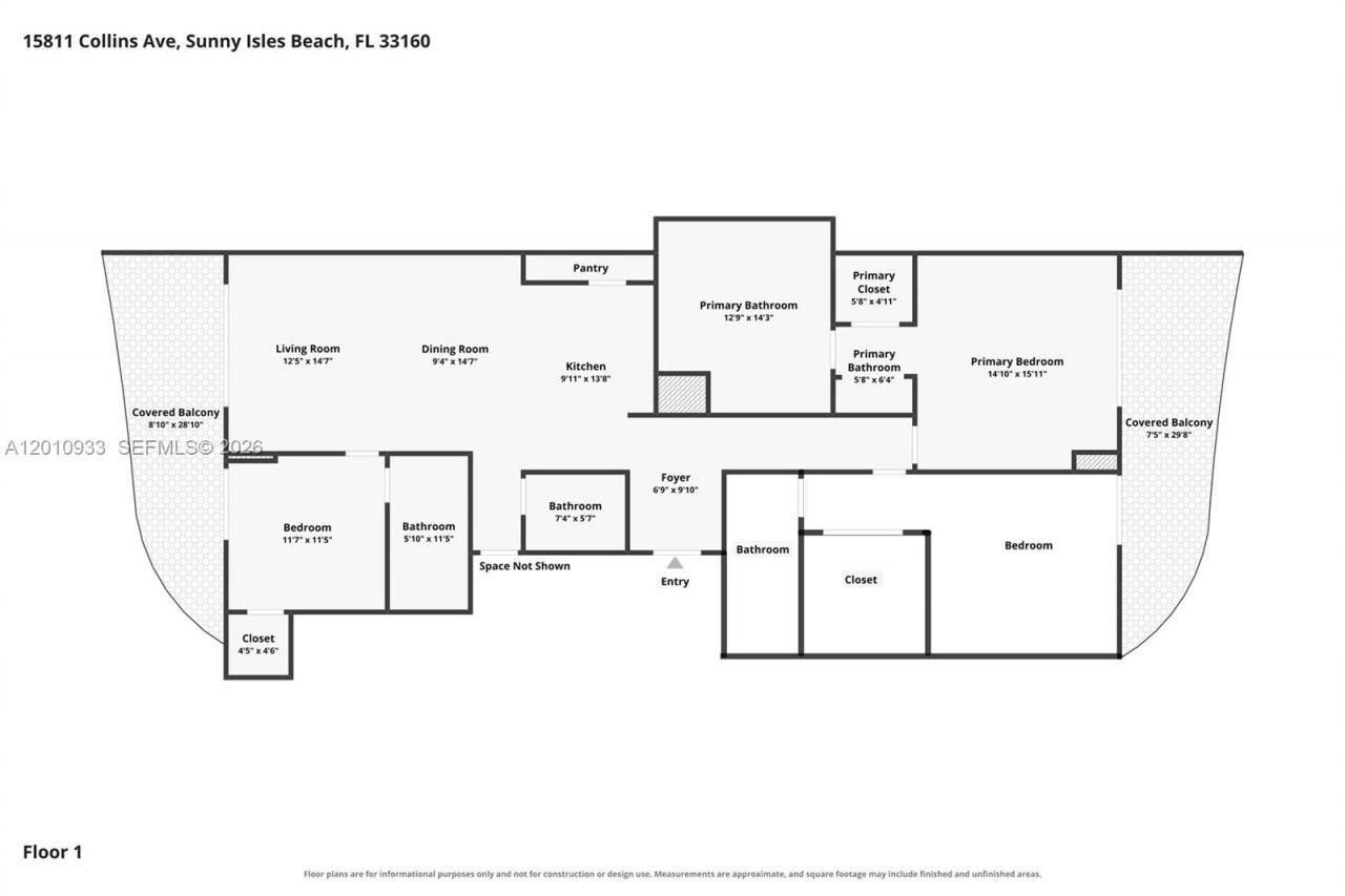15811 Collins Ave, Unit 2802, Sunny Isles Beach, FL 33160 Photo