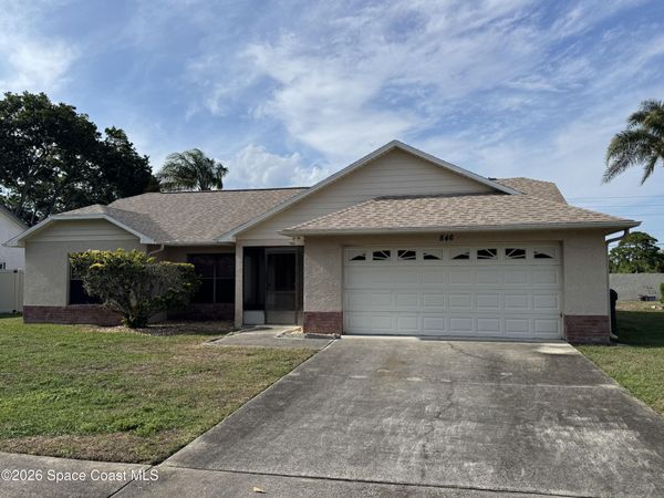 846 Gardener Road N , Rockledge, FL 32955