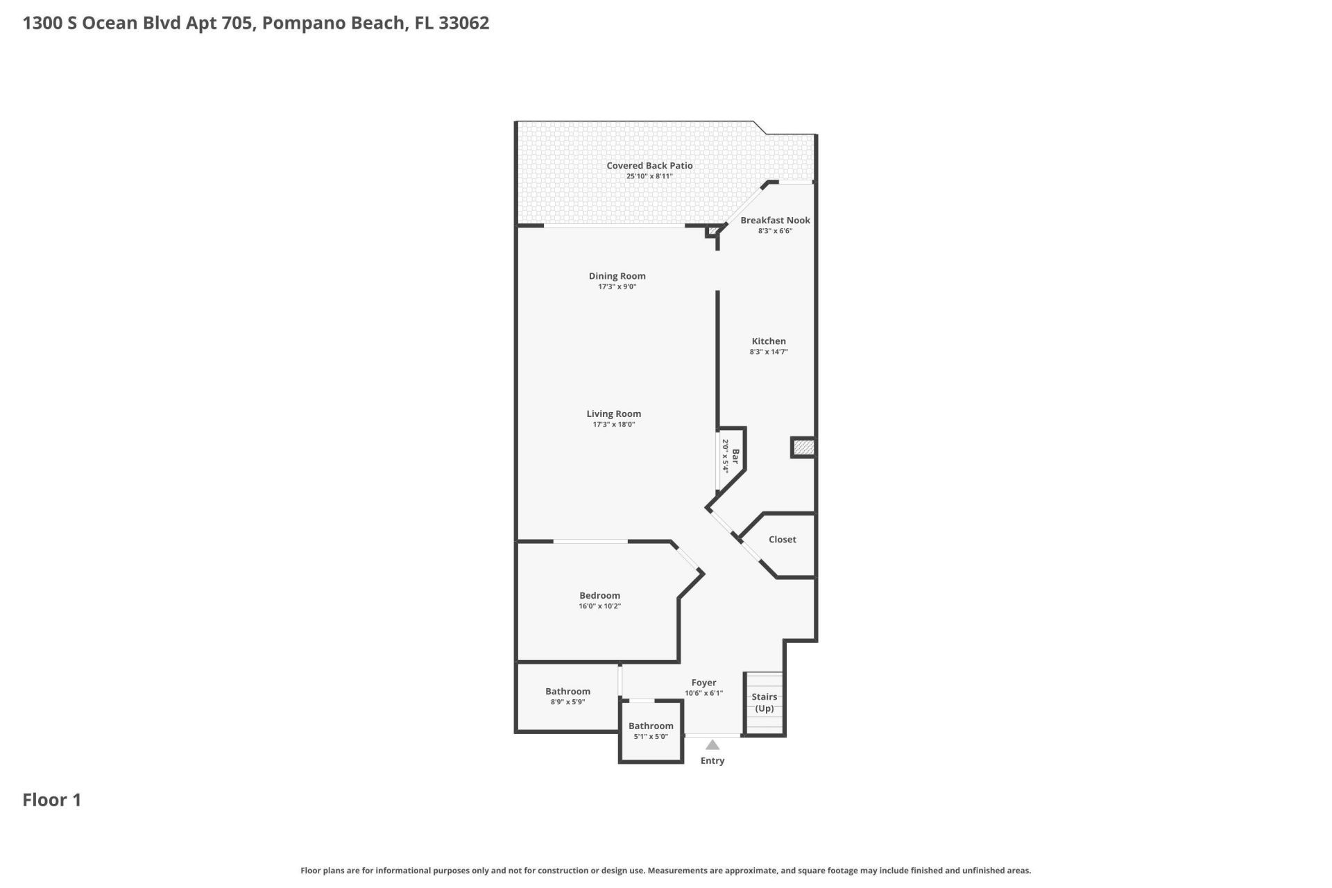 1300 S Ocean Boulevard, Unit 705, Pompano Beach, FL 33062 Photo