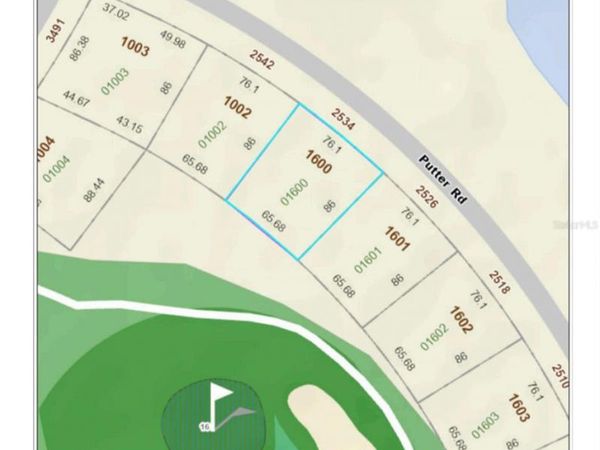 2534 PUTTER ROAD , Unit 1600, ZELLWOOD, FL 32798