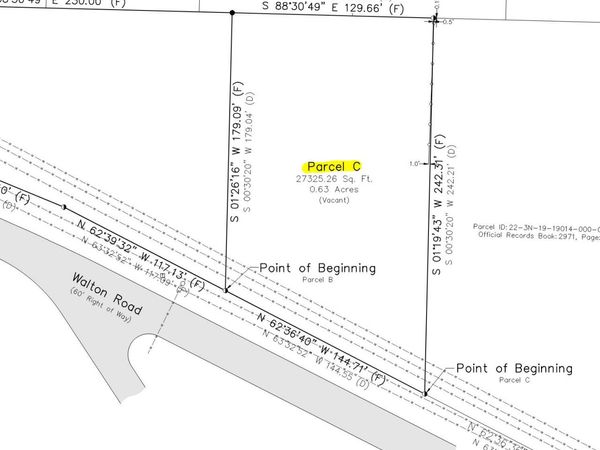 Lot C .63 Acres on Walton Road, DeFuniak Springs, FL 32433
