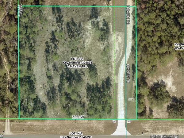 13183 HAVEN LOT 1 TRAIL , WEEKI WACHEE, FL 34614