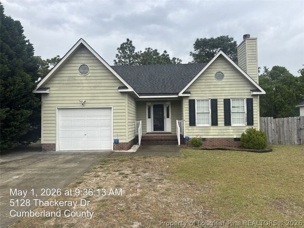 5128 Thackeray Drive , Fayetteville, NC 28306