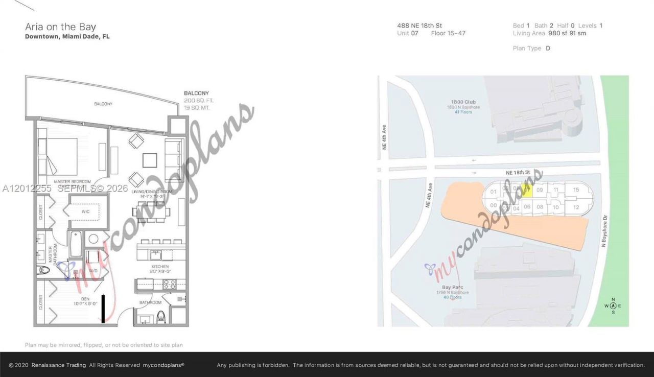 488 NE 18th St, Unit 2807, Miami, FL 33132 Photo