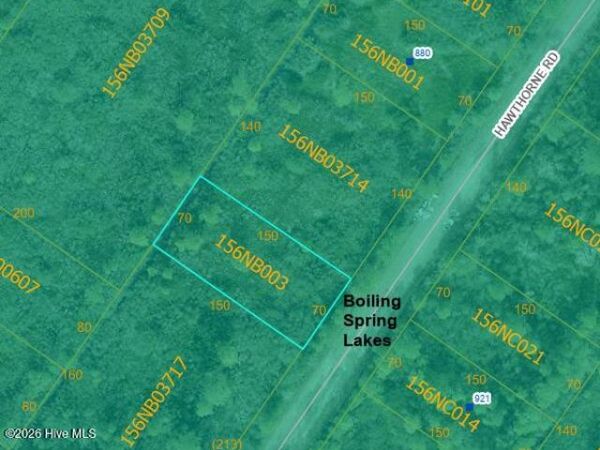 0 Hawthorne Road , Boiling Spring Lakes, NC 28461