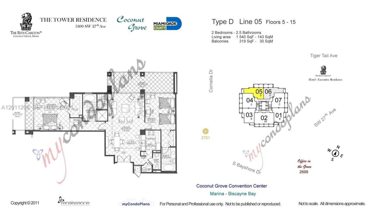3400 SW 27th Ave, Unit 1505, Coconut Grove, FL 33133 Photo