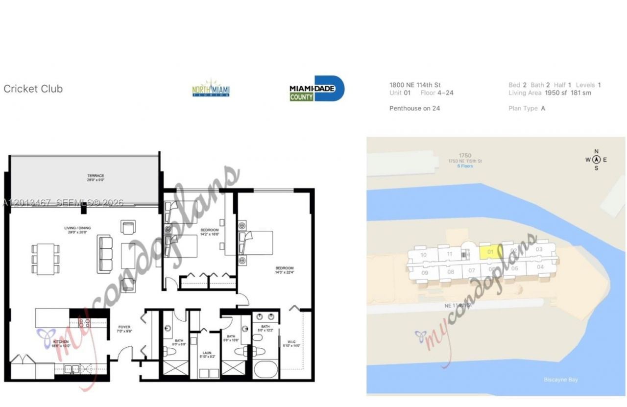 1800 NE 114th St , Unit 601, Miami, FL 33181 Photo