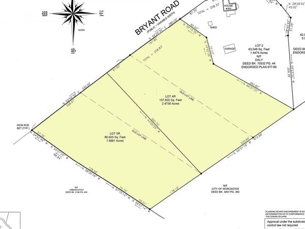 Lots 4R/5R Bryant Road, Holden, MA 01522