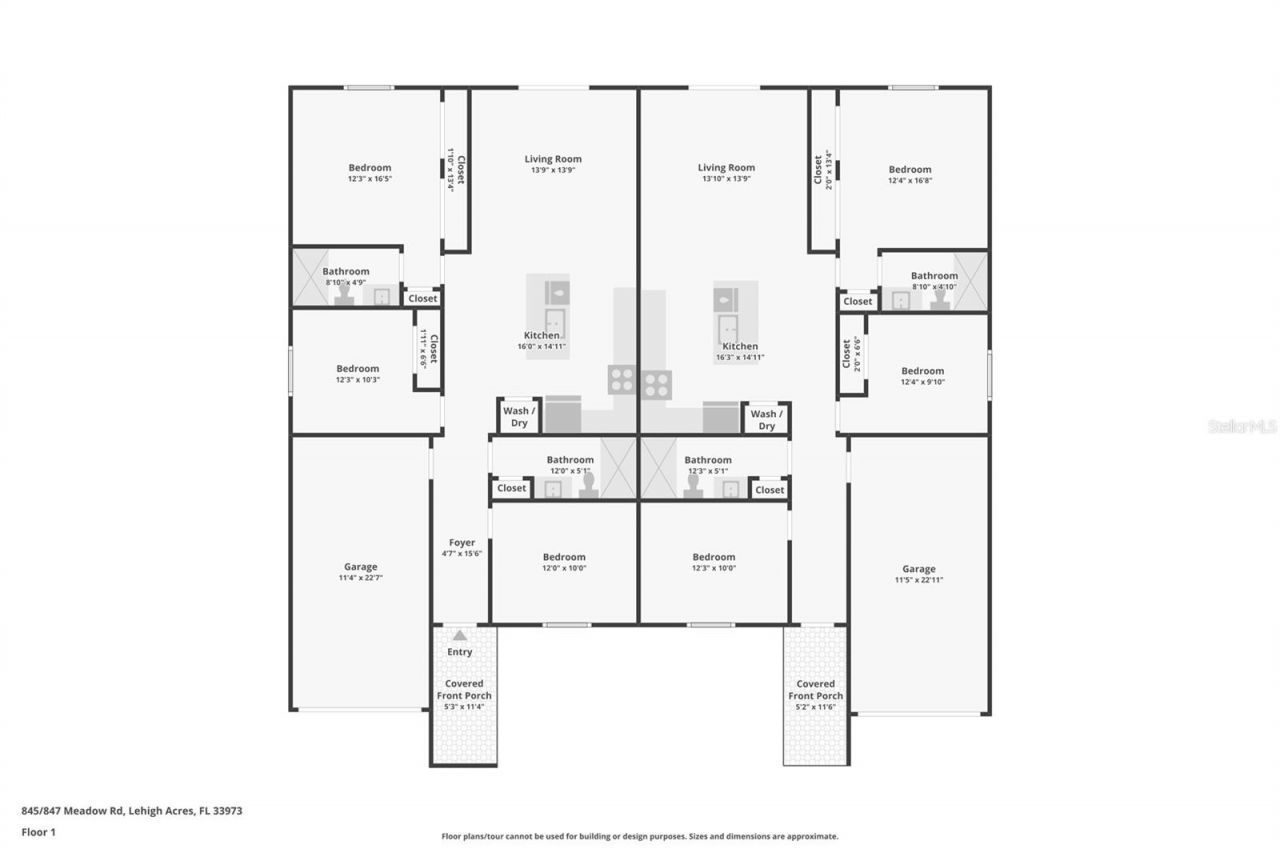 845/847 Meadow Road , Lehigh Acres, FL 33973 Photo