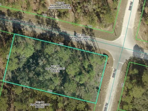 0 IBIS ROAD , BROOKSVILLE, FL 34614