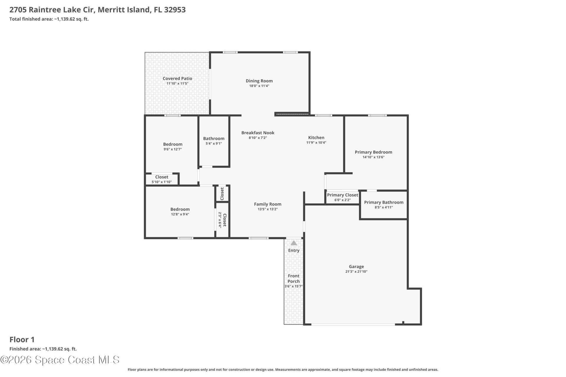 2705 Raintree Lake Circle , Merritt Island, FL 32953 Photo