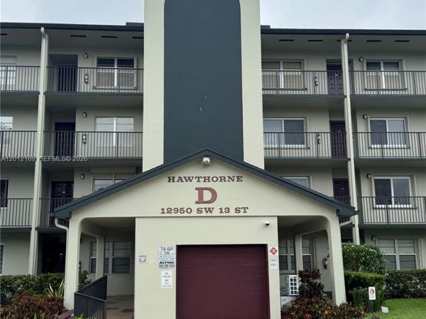 12950 SW 13th St , Unit 412D, Pembroke Pines, FL 33027